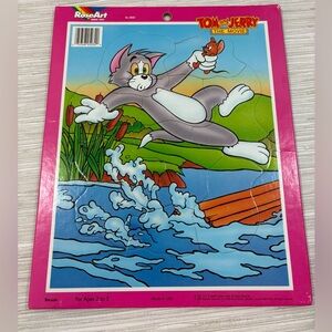 🆕 TOM + JERRY ✨ VINTAGE 1993 rose art Puzzle NWT
